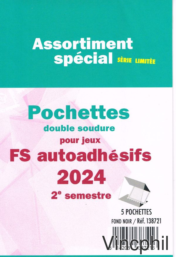 FRANCE YVERT  FS POCHETTES AUTOADHESIFS 2024/2