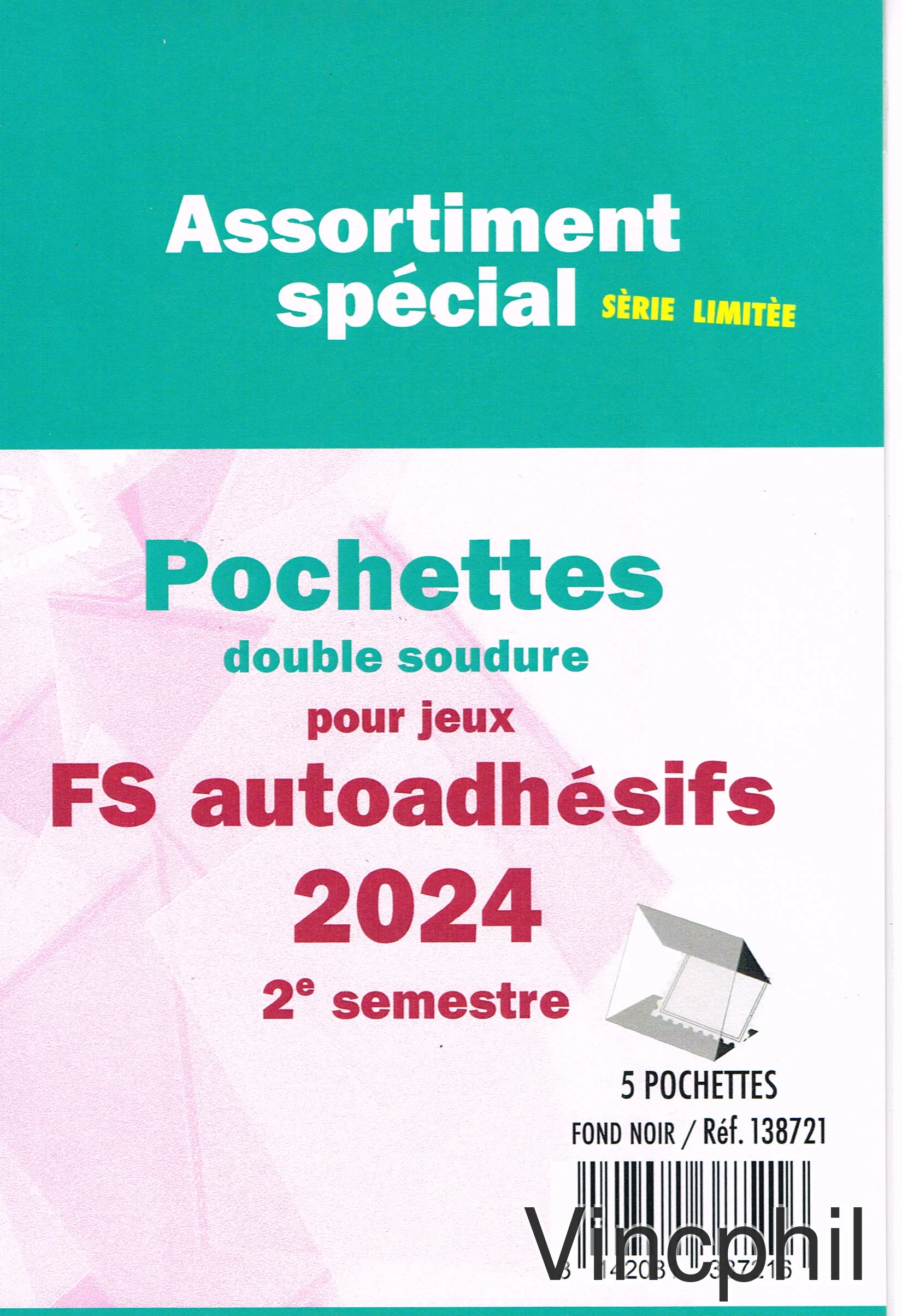 FRANCE YVERT FS POCHETTES AUTOADHESIFS 2024/2