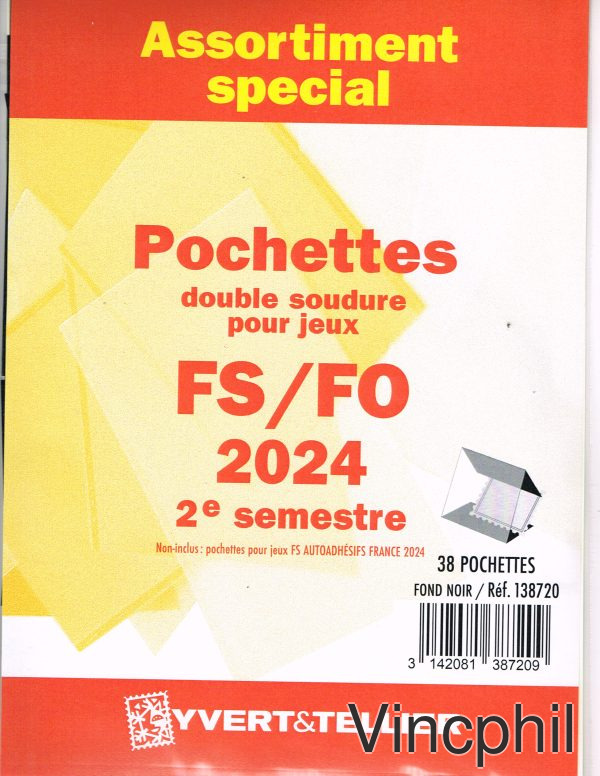 FRANCE YVERT  FO POCHETTES  2024/2