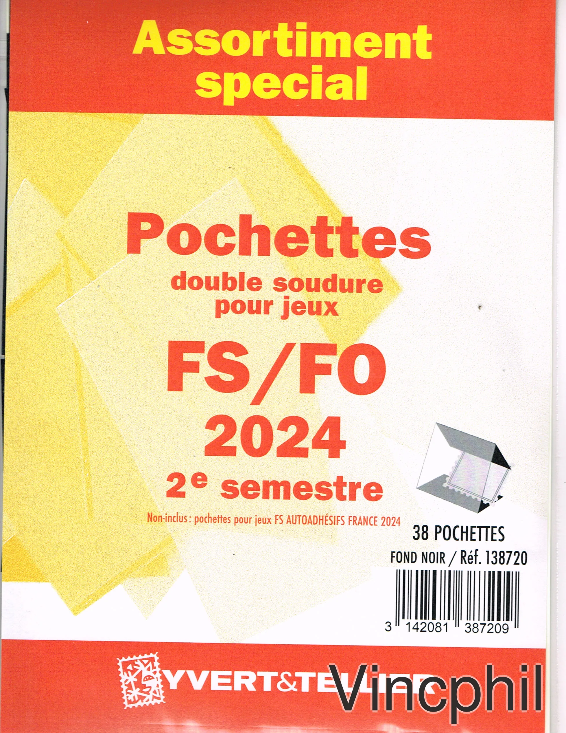 FRANCE YVERT FO POCHETTES 2024/2