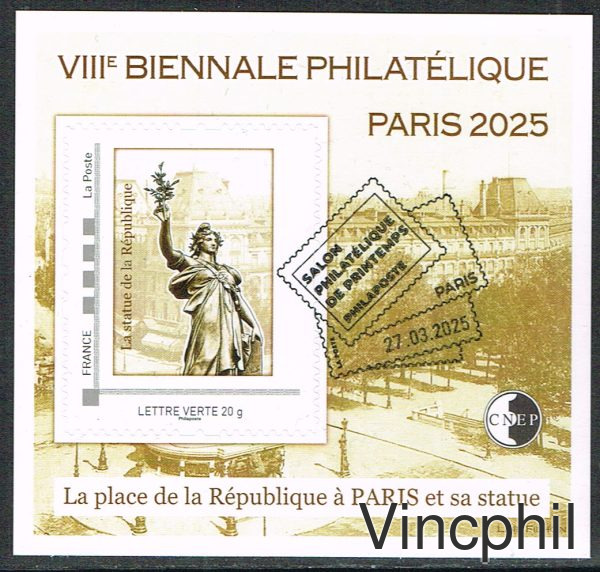 CNEP 99 O PLACE DE LA REPUBLIQUE Oblitéré