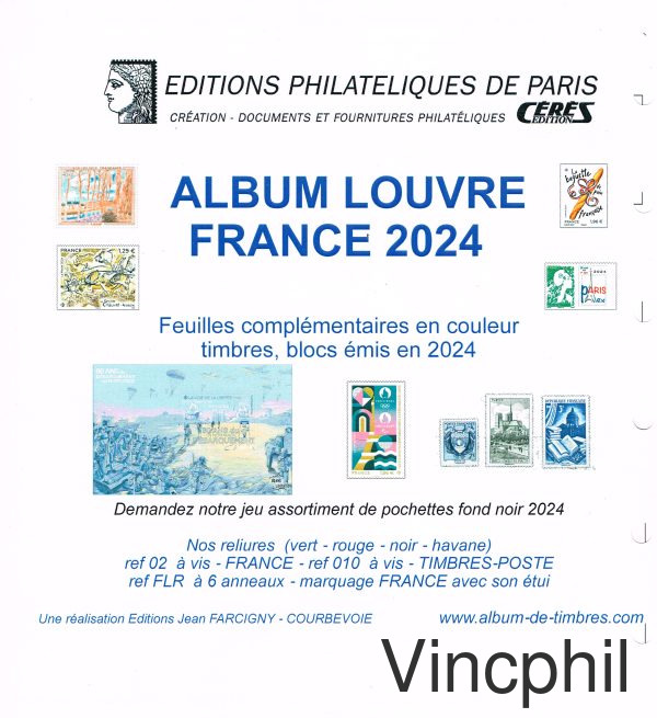 FRANCE LOUVRE 2024  TIMBRES