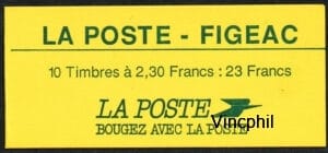 CT 2614 CP1 ** Carnet privé FIGEAC Signé Calves