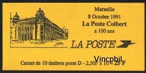 CT 2712 CP1 ** Carnet privé Marseille Signé Calves