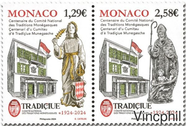 3437/3438 ** Traditions Monegasques