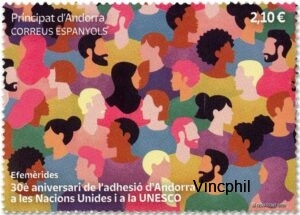 AND ESP 532 ** Adhésion d'Andorre à l'ONU