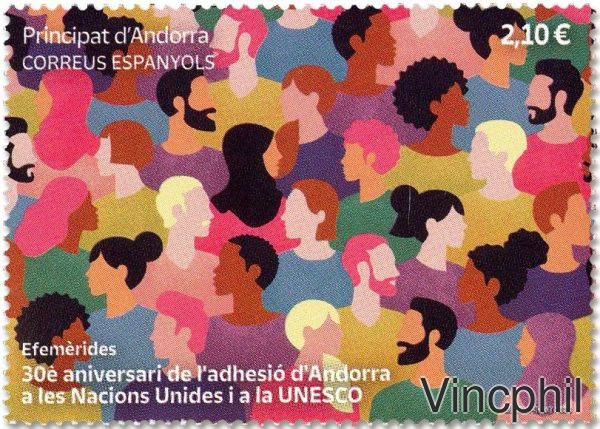 AND ESP 532 ** Adhésion d'Andorre à l'ONU
