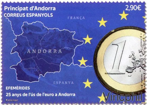 AND ESP 547 ** 25 Ans de l'Euro