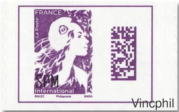 1350 ** Marianne Internationale de carnet