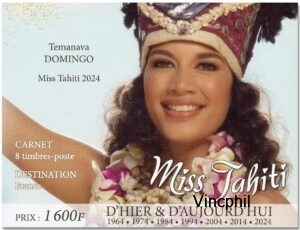 C1366 ** Carnet Miss Tahiti