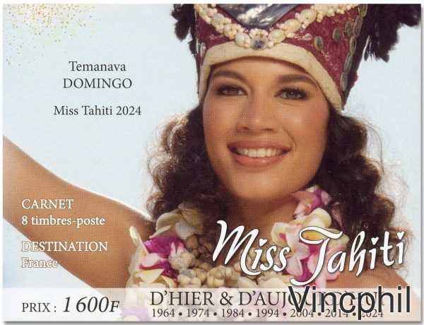 C1366 ** Carnet Miss Tahiti