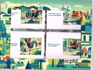 NFT PACK COQS  ** sous blister