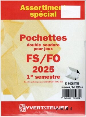 FRANCE YVERT  FO POCHETTES  2025/1