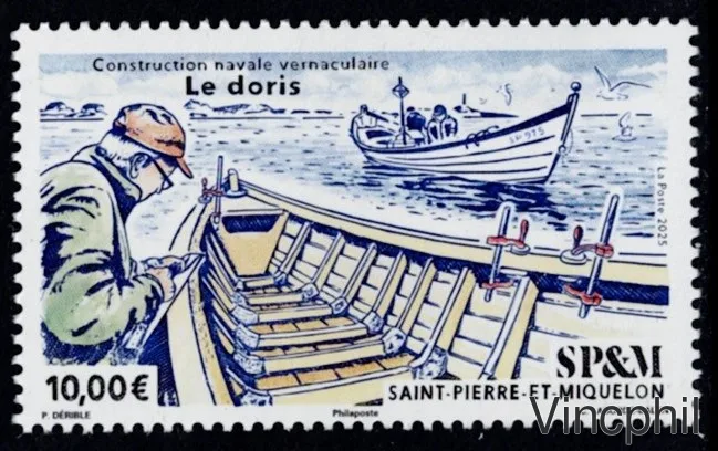 Saint-Pierre et Miquelon Le Doris ** le timbre