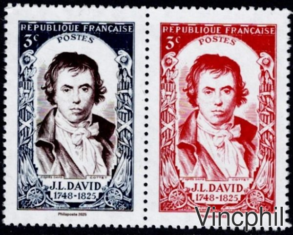5924/5925 **J. L. DAVID ** Timbres du bloc
