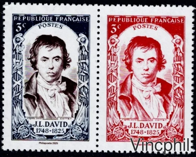 5924/5925 **J. L. DAVID ** Timbres du bloc