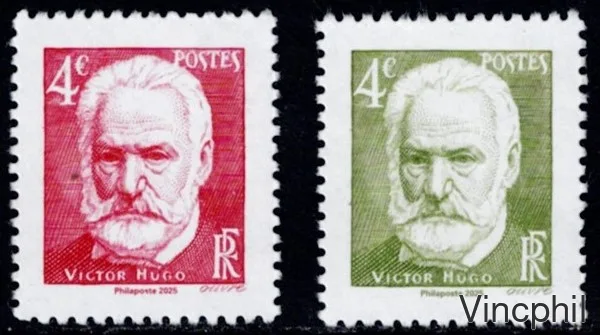 5922/5923 **Victor HUGO ** Timbres du bloc