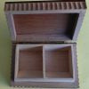 Boite à Timbres 6 x 4.5 en bois sculpté Chamonix