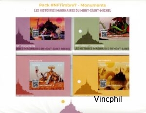 NFT PACK MONT SAINT-MICHEL  ** 7.1 - 7.2 - 7.3 - 7.4 sous blister