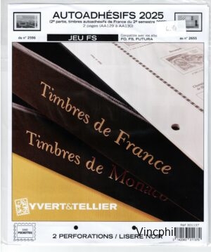 FRANCE YVERT  FS  AUTOADHESIFS 2025/2