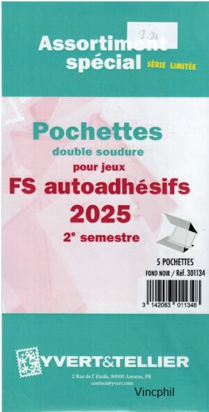 FRANCE YVERT  FS POCHETTES AUTOADHESIFS 2024/2 (Copie)