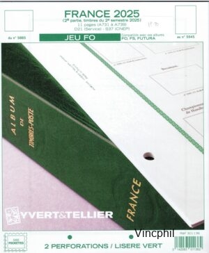 FRANCE YVERT  FO   2025/2