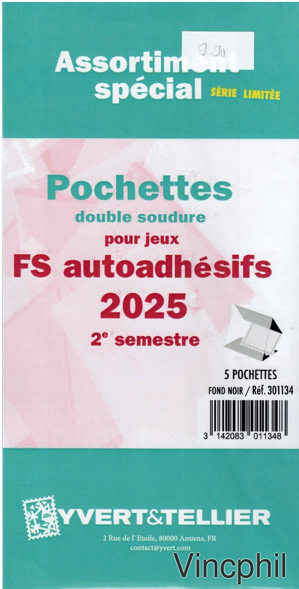 FRANCE YVERT FS POCHETTES AUTOADHESIFS 2024/2 (Copie)