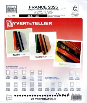 FRANCE YVERT SC 2025/2