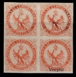 4 ** Bloc de 4, légère oxydation sur le haut