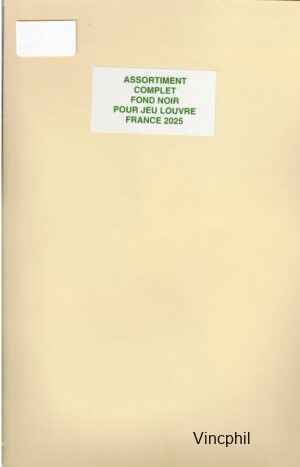 FRANCE LOUVRE 2025 assortiment de pochettes