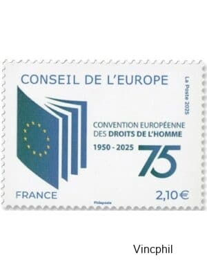 189 ** CONSEIL DE L EUROPE 75 Ans Droits de l'Homme